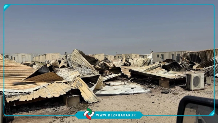 تصاویر جدیدی از خسارت حملات موشکی و پهپادی ایران به مواضع آمریکا — عکس ۳