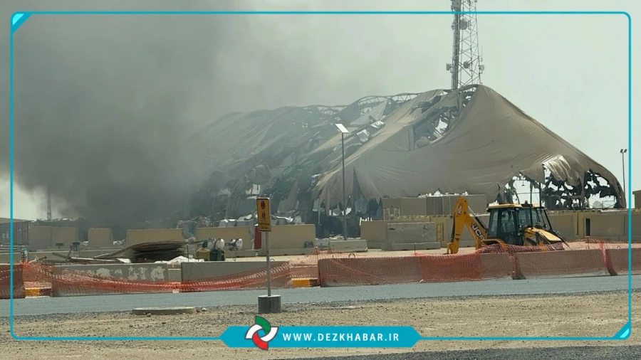 تصاویر جدیدی از خسارت حملات موشکی و پهپادی ایران به مواضع آمریکا — عکس ۲