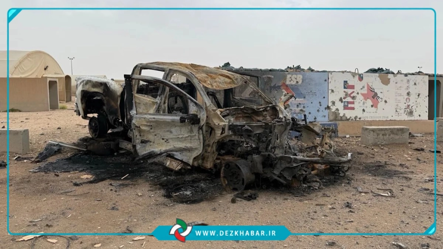 تصاویر جدیدی از خسارت حملات موشکی و پهپادی ایران به مواضع آمریکا — عکس ۴