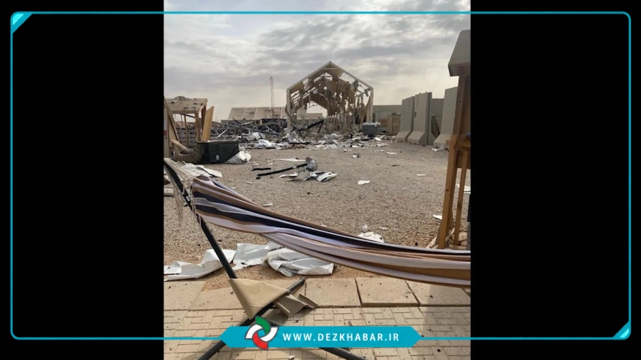 تصاویر جدیدی از خسارت حملات موشکی و پهپادی ایران به مواضع آمریکا — عکس ۶