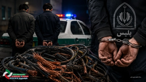 انهدام ۲ باند سارقان سیم برق در دزفول