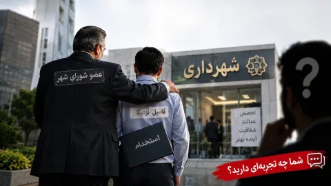 آیا شما هم عضو شورای شهری می شناسید که از نزدیکان شایسته خود در شهرداری استخدام کرده باشد؟!