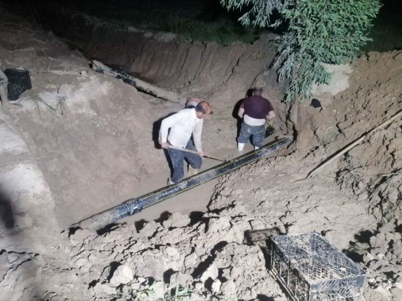 گاز پنج روستا در اثر بی احتیاطی یک کشاورز قطع شد